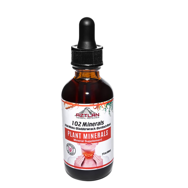 102 Minerals Tincture Irish Moss /Bladderwrack /Burdock Root 2oz